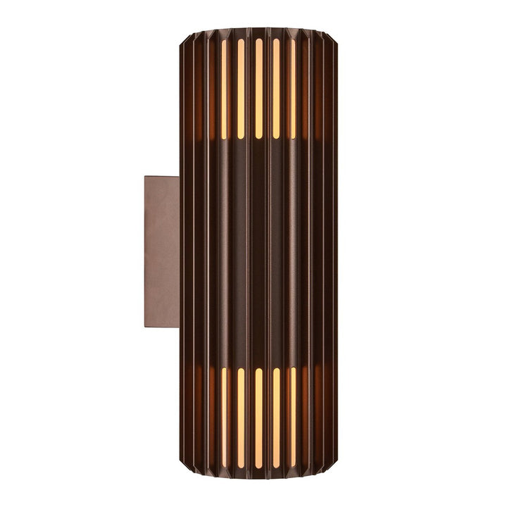 Aludra dobbel vegglampe seaside IP54-Utebelysning vegg opp og ned-Nordlux-Svart-2418121203-Lightup.no