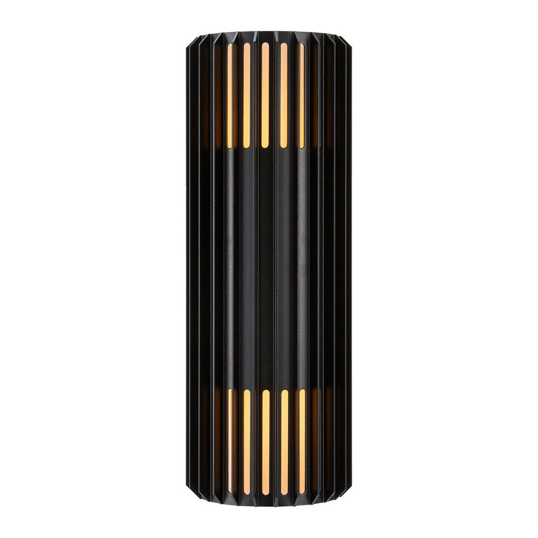 Aludra dobbel vegglampe seaside IP54-Utebelysning vegg opp og ned-Nordlux-Svart-2418121203-Lightup.no