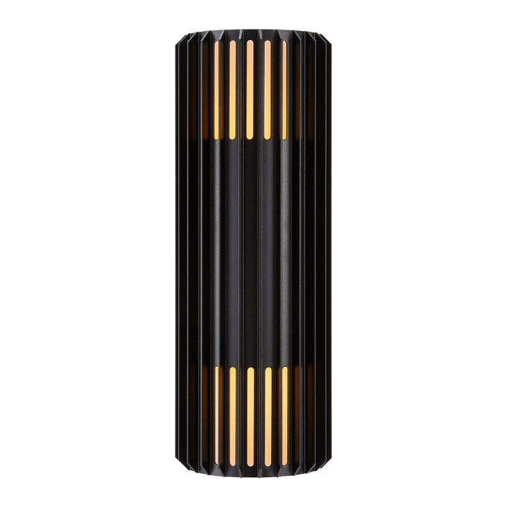 Aludra dobbel vegglampe seaside IP54-Utebelysning vegg opp og ned-Nordlux-Svart-2418121203-Lightup.no