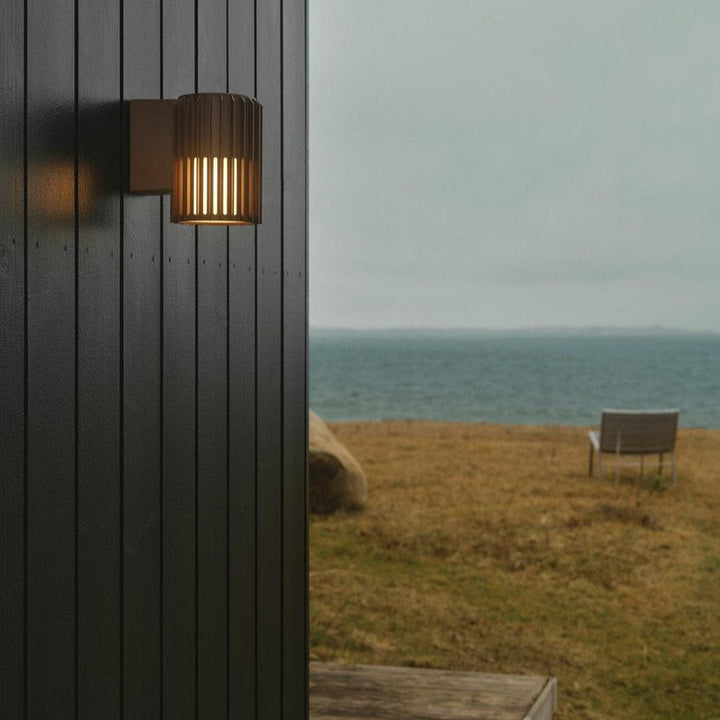 Aludra vegglampe seaside IP54-Utebelysning vegg opp og ned-Nordlux-Brun-2118011261-Lightup.no