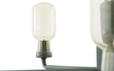 Amp Chandelier Large - Gold/Green-Takpendler-Normann Copenhagen-502080-Lightup.no