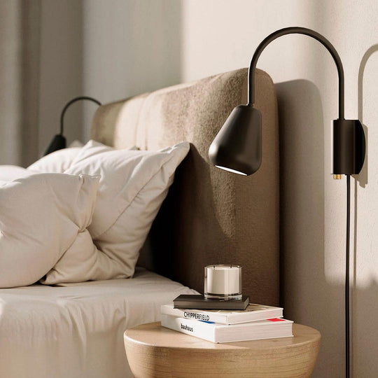 Anoli spot vegglampe - Dimbar-Vegglamper-Nuura-Svart-Nua__2015002-Lightup.no