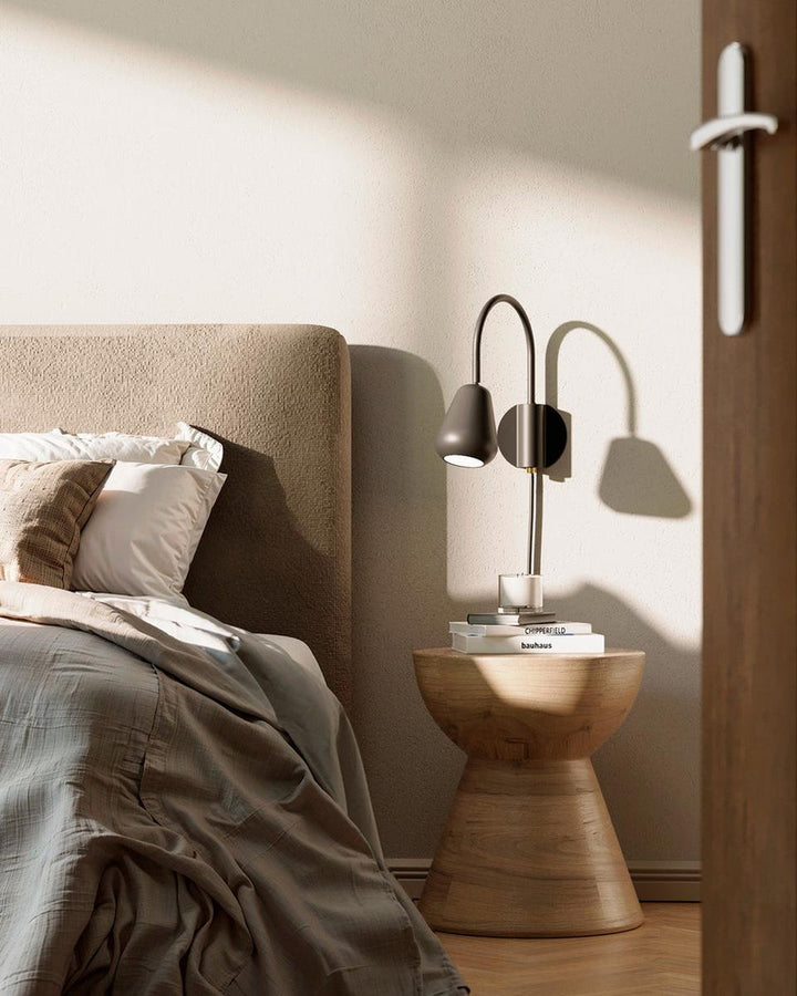 Anoli spot vegglampe - Dimbar-Vegglamper-Nuura-Svart-Nua__2015002-Lightup.no