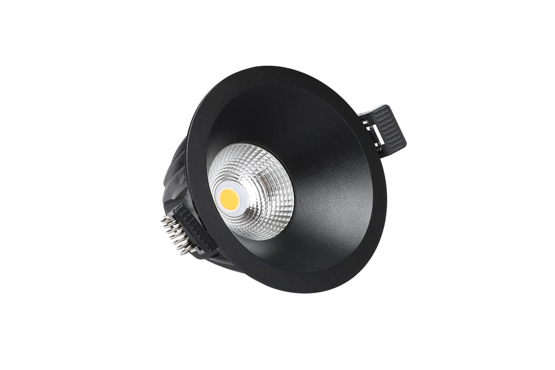 Antidark Downlight 9W 2700 Kelvin RA90 IP44-Downlight lavtbyggende-Antidark-Svart-2-260-50-2-Lightup.no