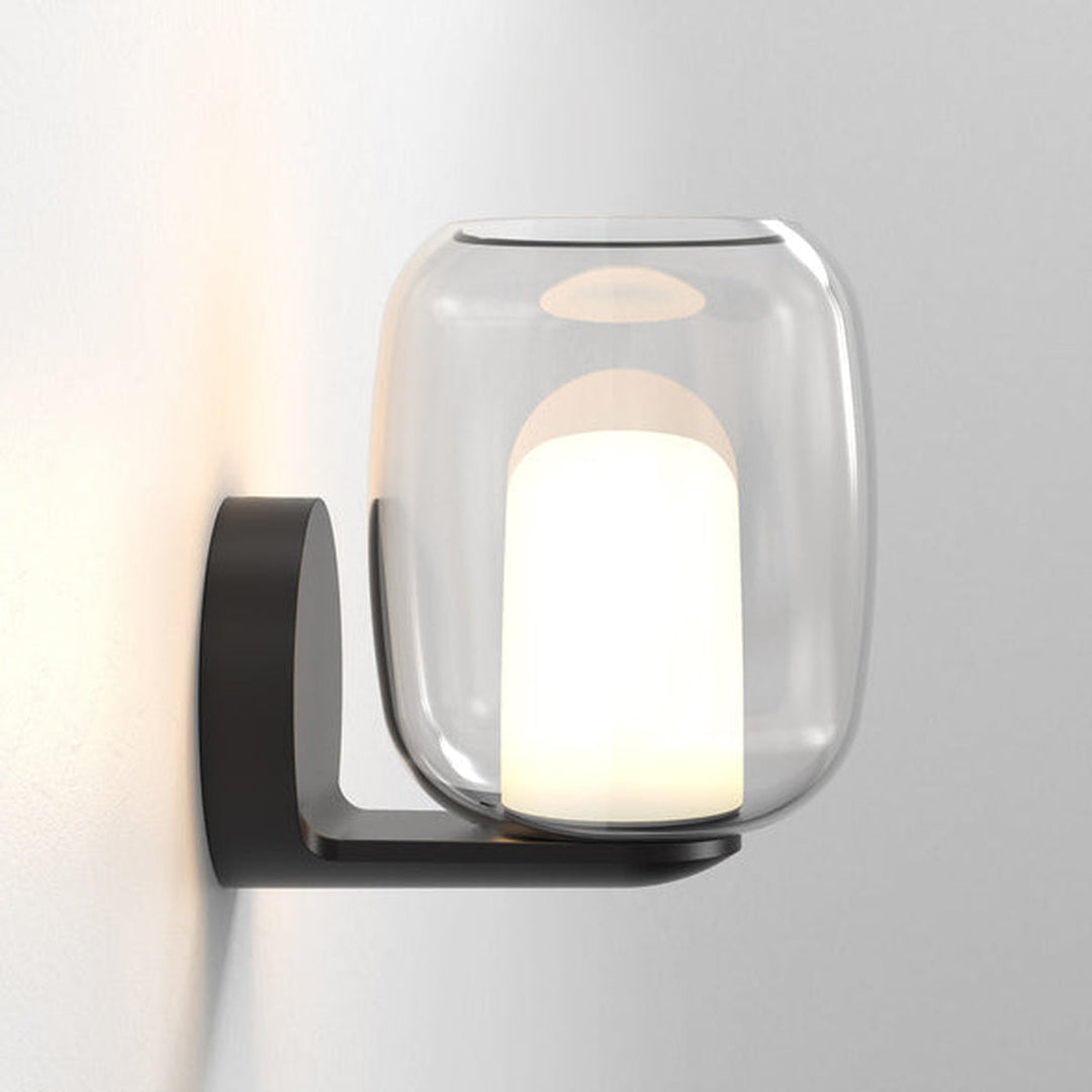 Aquina vegglampe opp eller ned IP44 G9-Baderomsbelysning vegglamper-Astro Lighting-Matt Svart-Asg__1450002-Lightup.no