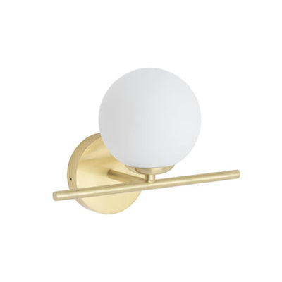 Aralia vegglampe IP44 - Messingfarget-Baderomsbelysning vegglamper-Nowodvorski-N-10527-Lightup.no