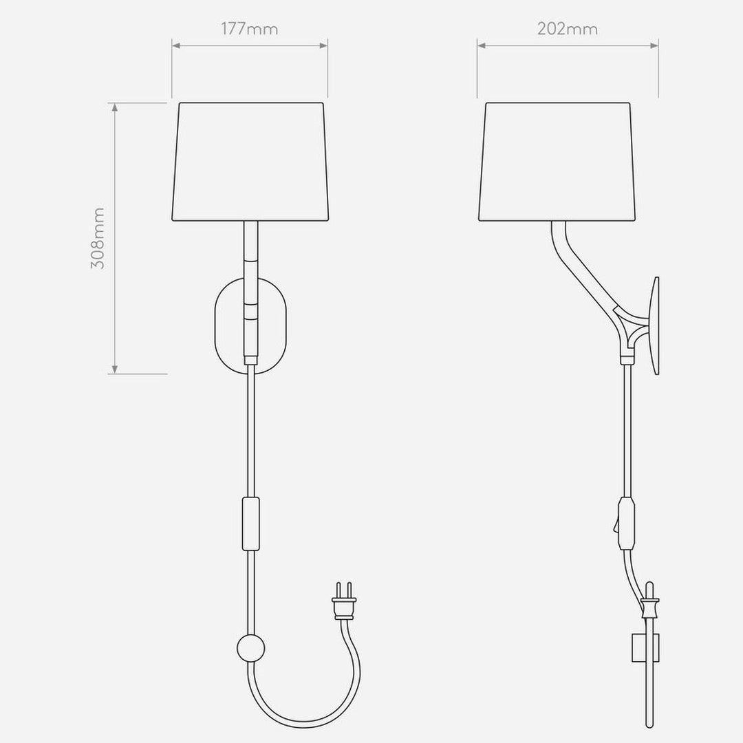 Arbor vegglampe-Vegglamper-Astro Lighting-Svart-Asg__1479001-Lightup.no