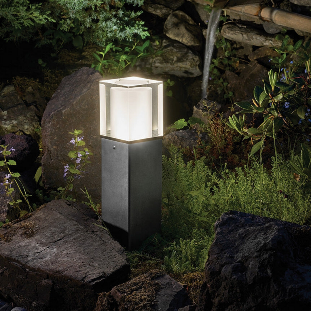 Arendal 1566 pullert 4W LED 37 cm-Utebelysning pullert-Norlys-Svart-3102479-Lightup.no