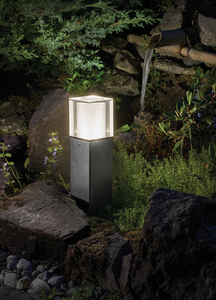 Arendal 1566 pullert 4W LED 37 cm-Utebelysning pullert-Norlys-Svart-3102479-Lightup.no