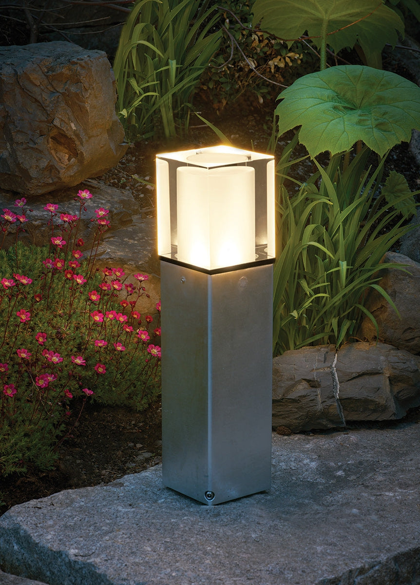 Arendal 1566 pullert 4W LED 37 cm-Utebelysning pullert-Norlys-Svart-3102479-Lightup.no