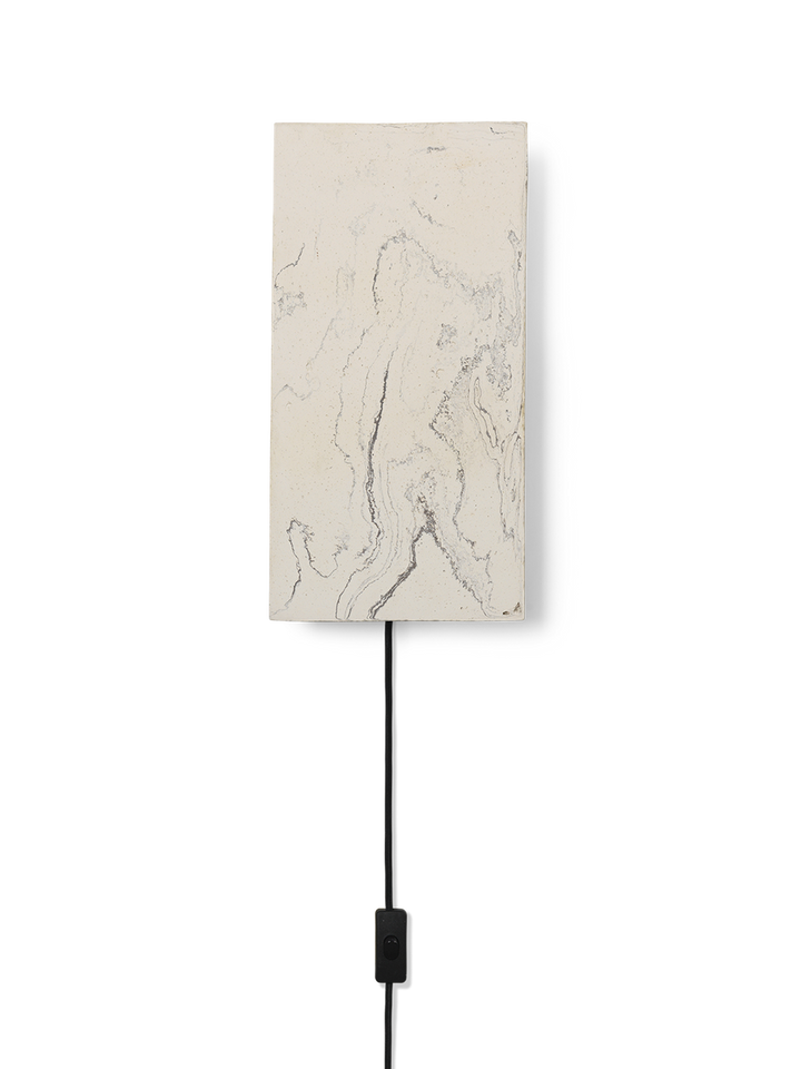 Argilla vegglampe - hvit marmor-Vegglamper-Ferm Living-Feg__1104266483-Lightup.no