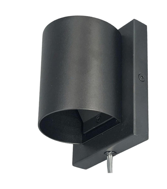 Argo K1 vegglampe ned lys-Vegglamper-NorDesign-Svart-060110105-Lightup.no