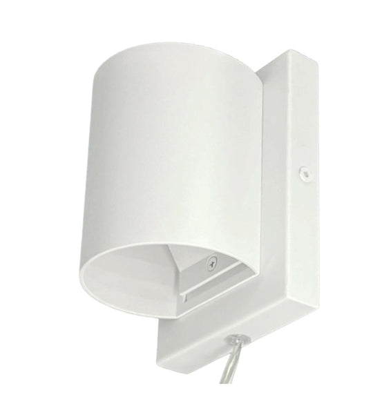Argo K1 vegglampe ned lys-Vegglamper-NorDesign-Hvit-060110106-Lightup.no