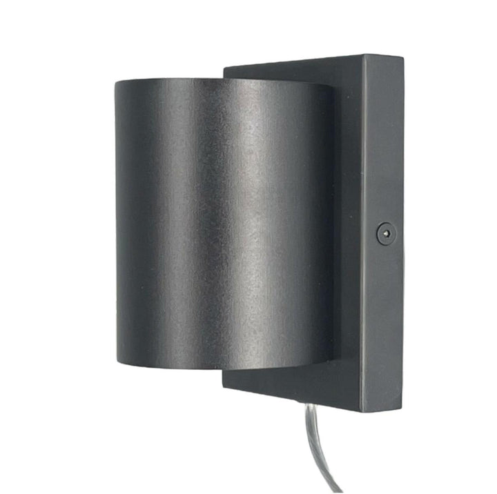 Argo K1 vegglampe ned lys-Vegglamper-NorDesign-Svart-60110105-Lightup.no