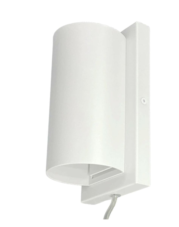 Argo K2 vegglampe opp/ned lys-Vegglamper-NorDesign-Hvit-060110206-Lightup.no