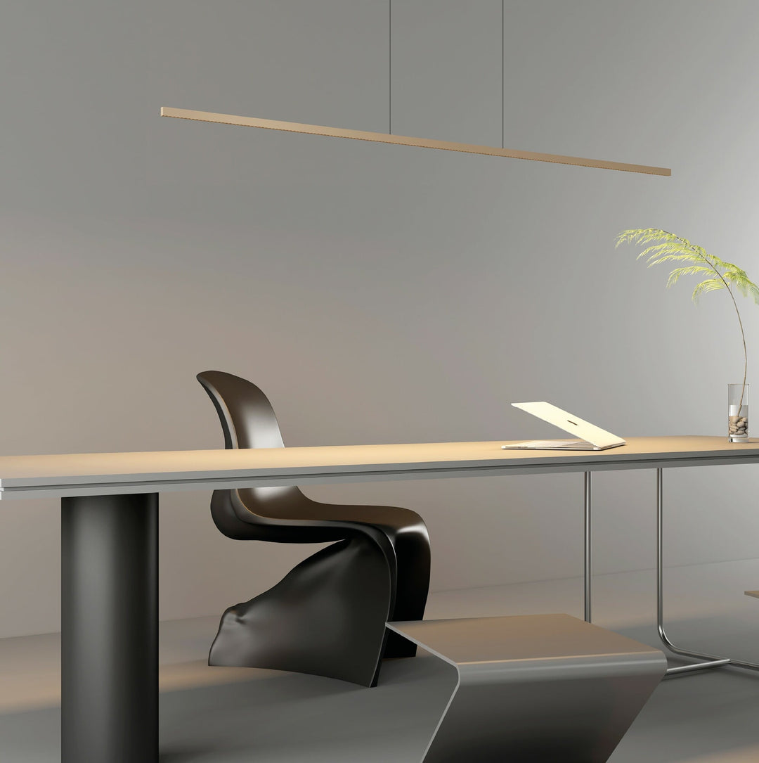 Ariel takpendel 126 cm 45W 3000 kelvin - Dimbar-Takpendler-NorDesign-Cappuccino-371263025-Lightup.no