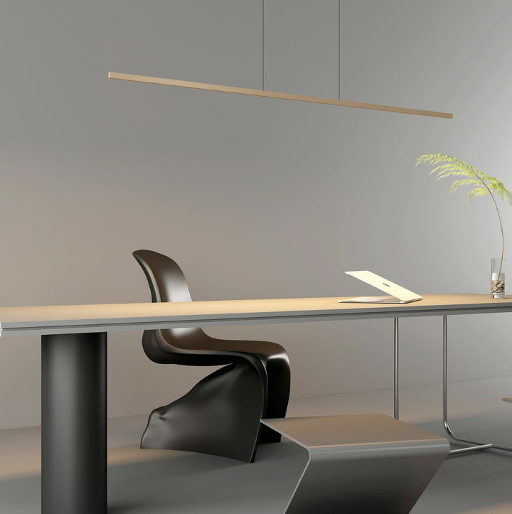 Ariel takpendel 126 cm 45W 3000 kelvin - Dimbar-Takpendler-NorDesign-Cappuccino-371263025-Lightup.no