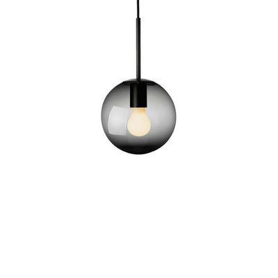 Arkivlampe 4014 16 cm - Grå - Sort-Takpendler-Hadeland Glassverk-Hak__HG160-4014-2233-Sort-Lightup.no