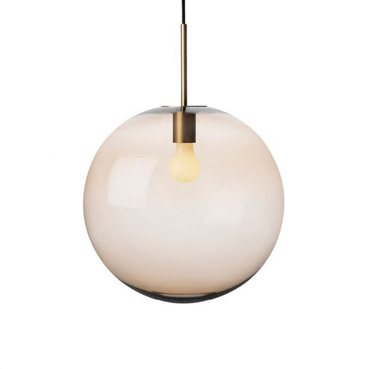 Arkivlampe 4014 40 cm - Kakao - Messing-Takpendler-Hadeland Glassverk-Kakao / Messing-Hak__HG400-4014-2053-Messing-Lightup.no