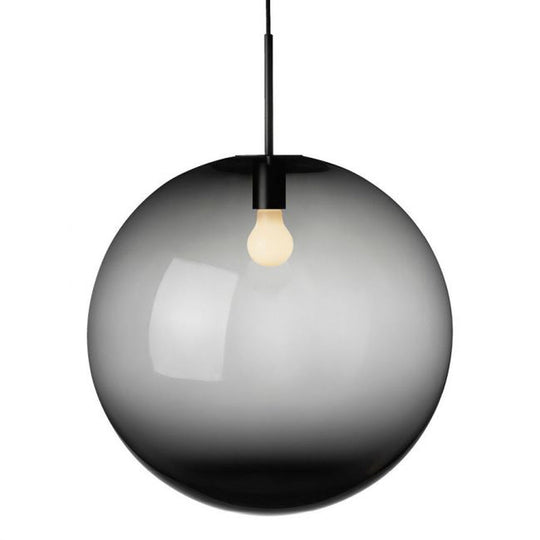 Arkivlampe 4014 50 cm - Grå - Sort-Takpendler-Hadeland Glassverk-Grå-Hak__HG500-4014-2233-Sort-Lightup.no