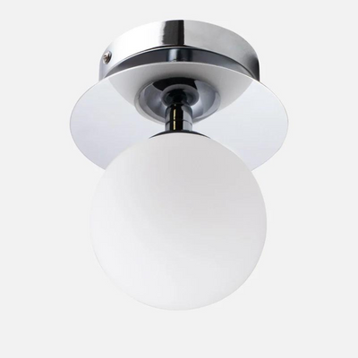 Art deco tak/vegglampe IP44-Taklamper-Globen Lighting-Messing/Røykfarget-694156-Lightup.no
