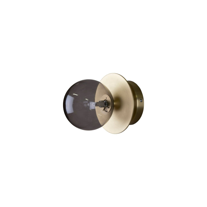 Art deco tak/vegglampe IP44-Taklamper-Globen Lighting-Messing/Røykfarget-694156-Lightup.no