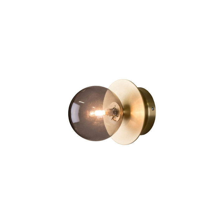 Art deco tak/vegglampe IP44-Taklamper-Globen Lighting-Messing/Røykfarget-694156-Lightup.no