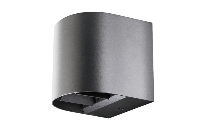 Artes round vegglampe opp/ned utendørs IP65 8W 3000K Dimbar-Utebelysning vegg opp og ned-Sg Armaturen As-Svart-3185152-Lightup.no