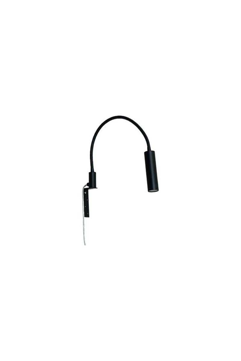 Artic sengelampe 5,5 Watt 3000 Kelvin - Dimbar-Vegglamper-Aneta Lighting-Svart-20004-15-Lightup.no