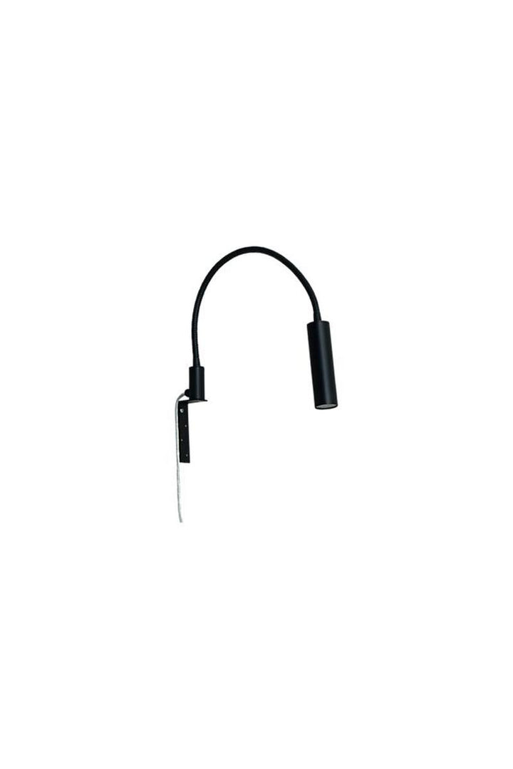 Artic sengelampe 5,5 Watt 3000 Kelvin - Dimbar-Vegglamper-Aneta Lighting-Svart-20004-15-Lightup.no