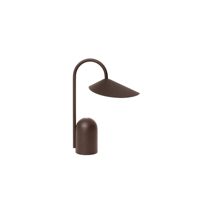 Arum bærbar bordlampe-Bordlamper-Ferm Living-Dark Chocolate-Feg__1104270856-Lightup.no
