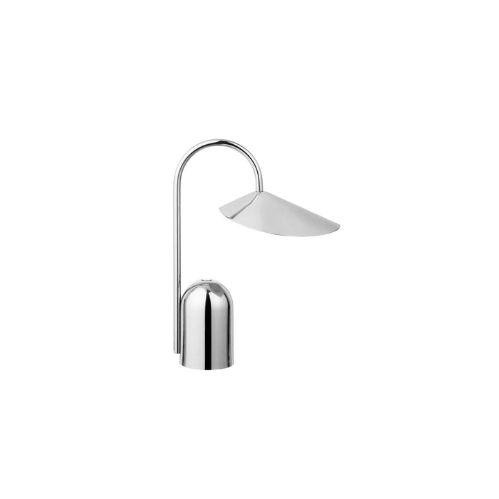Arum bærbar bordlampe-Bordlamper-Ferm Living-Rustfritt stål-Feg__1104272108-Lightup.no