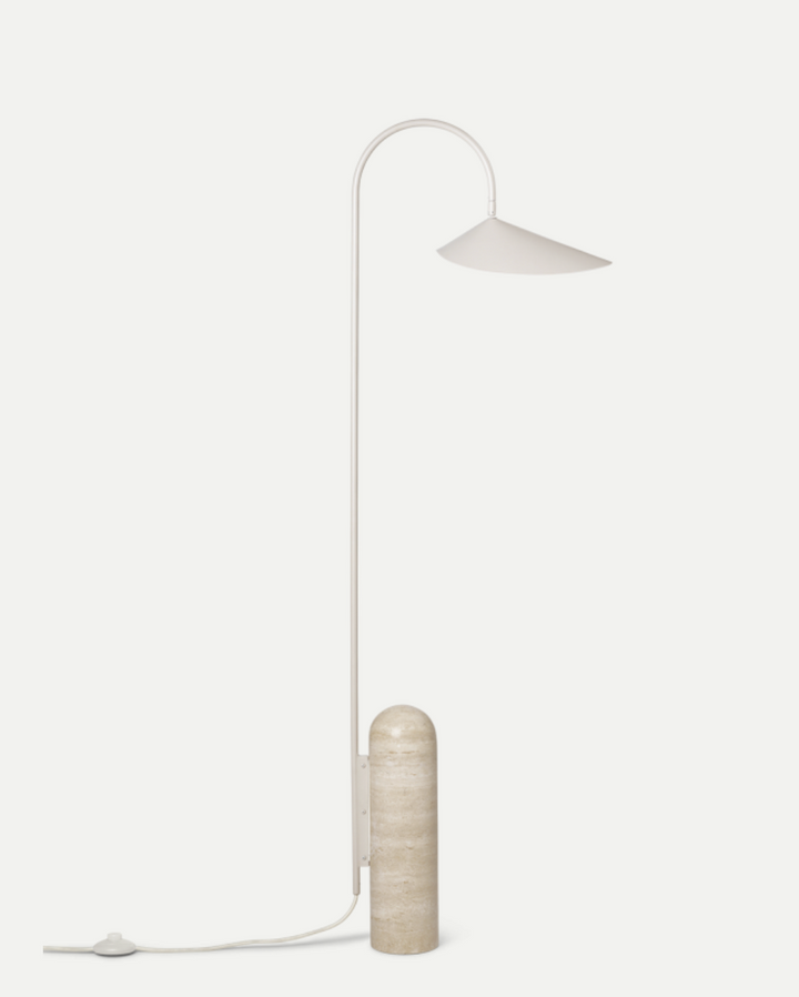 Arum gulvlampe - cashmere-Gulvlamper-Ferm Living-Marmor / Beige-Feg__110167693-Lightup.no