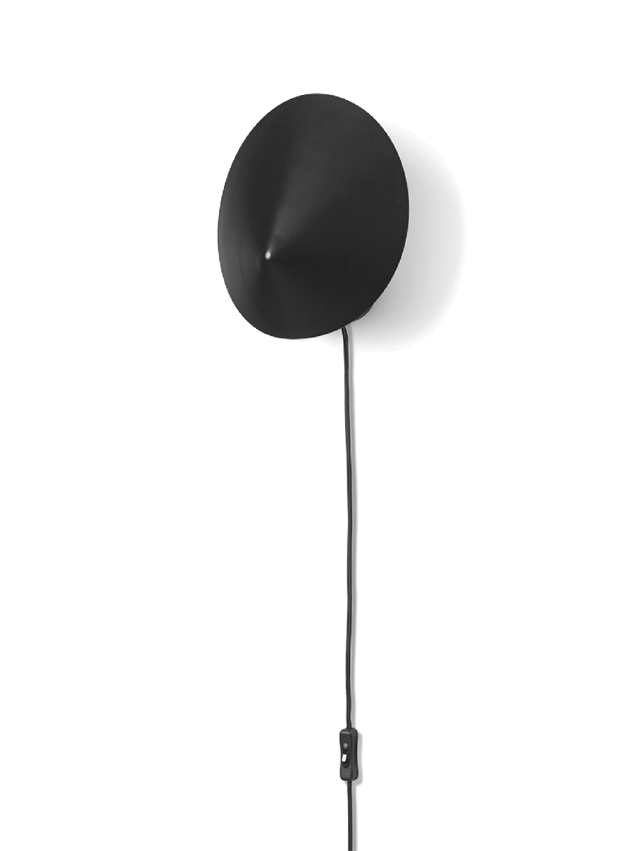 Arum vegglampe sconce - svart-Vegglamper-Ferm Living-Svart-Feg__1104266372-Lightup.no
