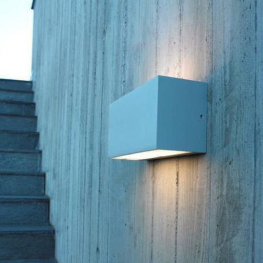 Asker 1510 8W LED-Utebelysning vegg opp og ned-Norlys-Grafitt-3185575-Lightup.no