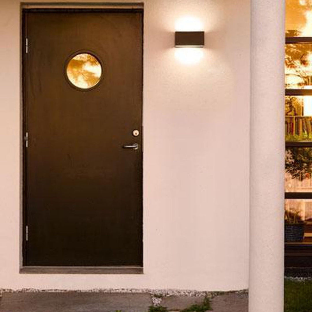 Asker 1510 8W LED-Utebelysning vegg opp og ned-Norlys-Grafitt-3185575-Lightup.no