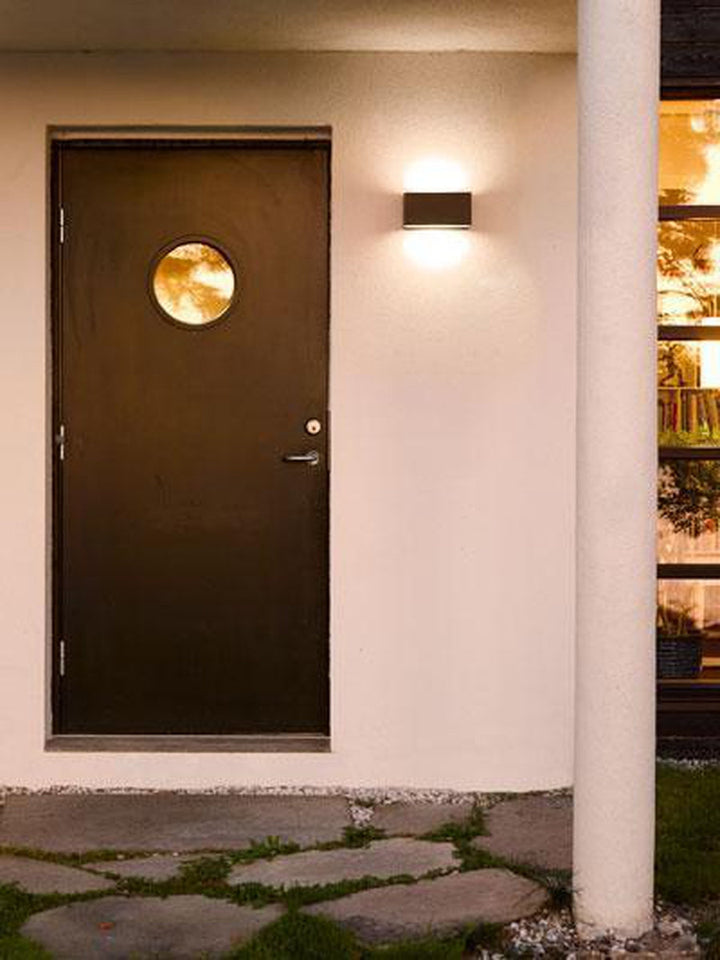 Asker 1510 8W LED-Utebelysning vegg opp og ned-Norlys-Grafitt-3185575-Lightup.no