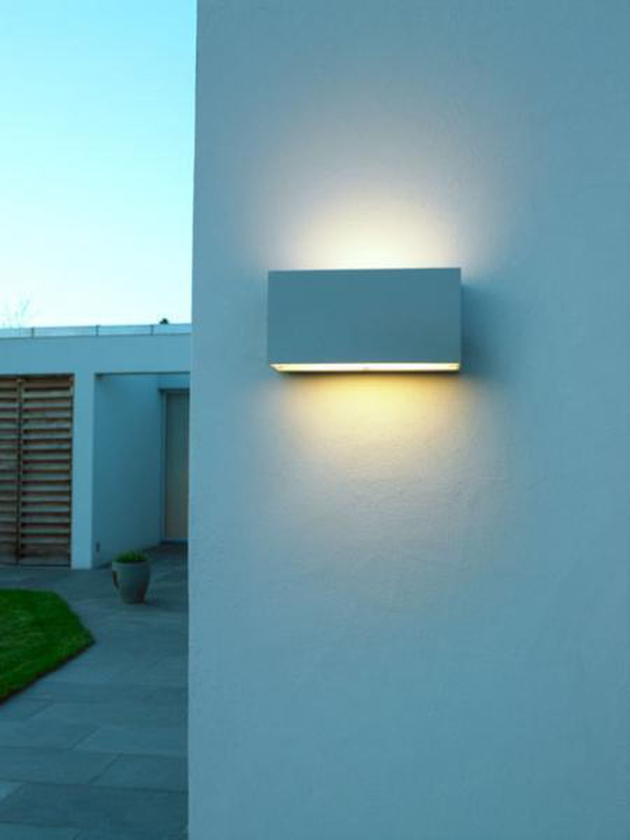 Asker 1510 8W LED-Utebelysning vegg opp og ned-Norlys-Grafitt-3185575-Lightup.no