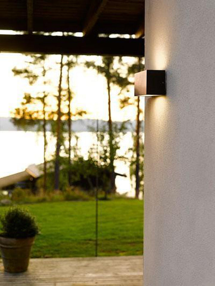 Asker 1510 8W LED-Utebelysning vegg opp og ned-Norlys-Grafitt-3185575-Lightup.no