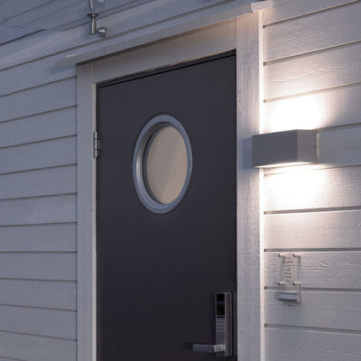 Asker 1513 opp/ned lys-Utebelysning vegg opp og ned-Norlys-Aluminium-3101903-Lightup.no