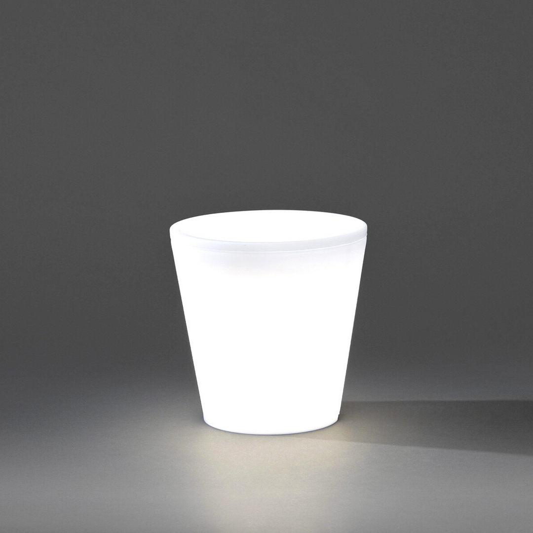 Assisi blomsterpotte liten LED plast trafo IP44-Utebelysning Hagebelysning-Konstsmide-Hvit-7453-000-Lightup.no
