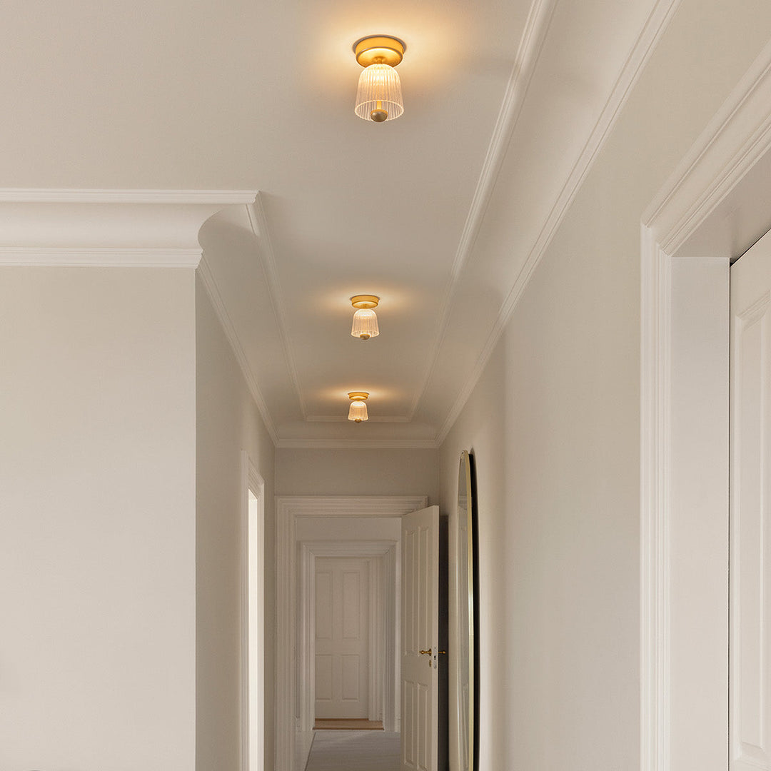 Asteea taklampe 7,2W 2700 Kelvin - Dimbar-Taklamper-Nuura-Messing / Klar-Nua__2176001-Lightup.no