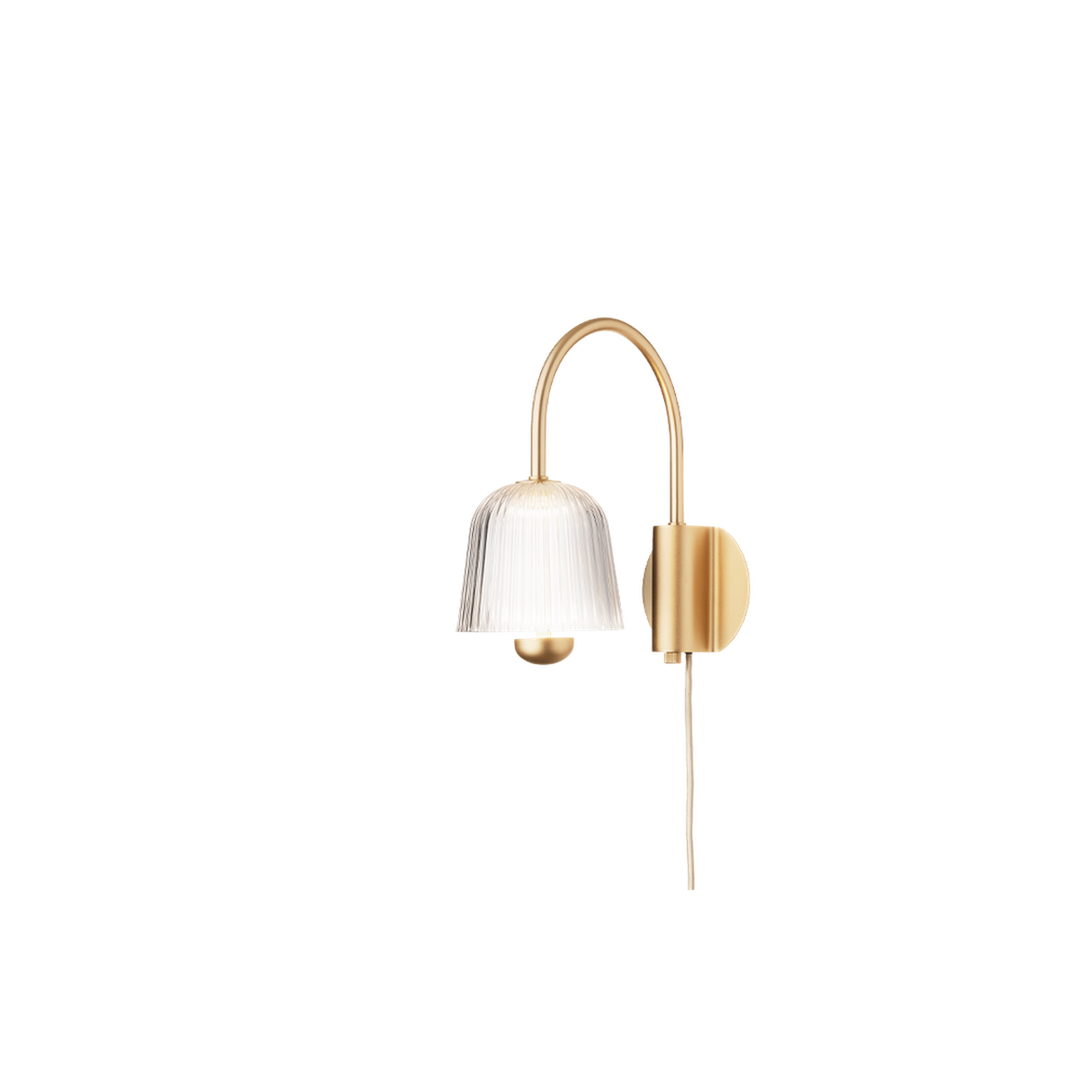 Asteea vegglampe 6,7W 2700 Kelvin - Dimbar-Vegglamper-Nuura-Messing / Klar-Nua__2175001-Lightup.no