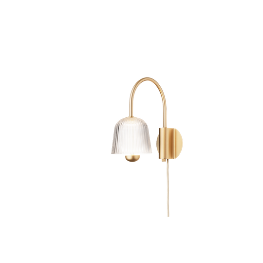 Asteea vegglampe 6,7W 2700 Kelvin - Dimbar-Vegglamper-Nuura-Messing / Klar-Nua__2175001-Lightup.no