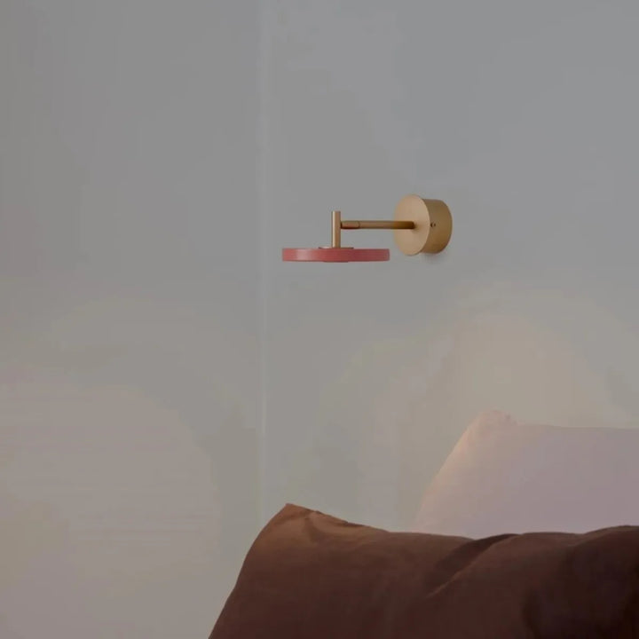 Asteria vegglampe kort til skjult anlegg-Vegglamper-Umage-Nuance mist / messing-2276C4264-Lightup.no