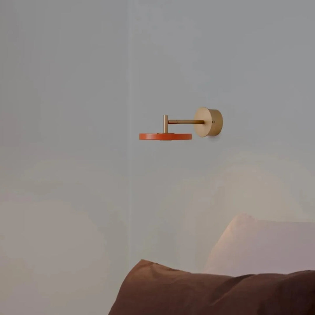 Asteria vegglampe kort til skjult anlegg-Vegglamper-Umage-Nuance mist / messing-2276C4264-Lightup.no