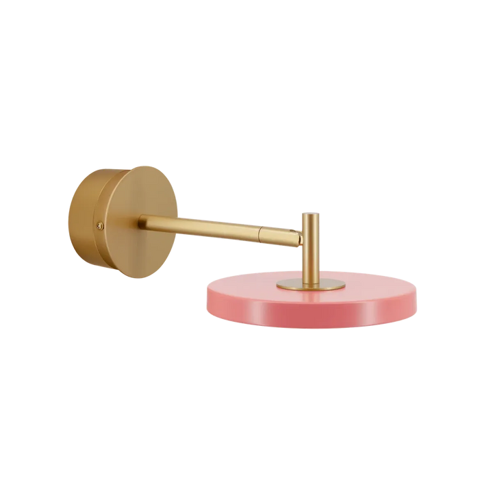 Asteria vegglampe kort til skjult anlegg-Vegglamper-Umage-Rosa / messing-2278C4264-Lightup.no