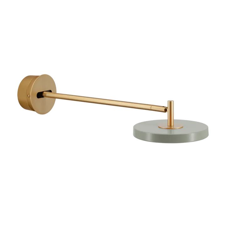 Asteria vegglampe lang til skjult anlegg-Vegglamper-Umage-Oliven / messing-2284C4264-Lightup.no