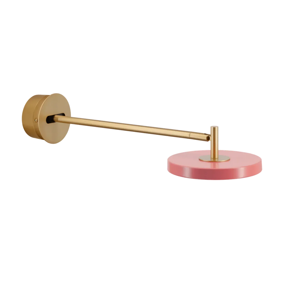 Asteria vegglampe lang til skjult anlegg-Vegglamper-Umage-Rosa / messing-2285C4264-Lightup.no
