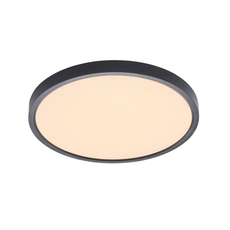 Astor taklampe 23 cm 18W 3-step dim - Svart-Taklamper-Ms - belysning-9400307321-Lightup.no